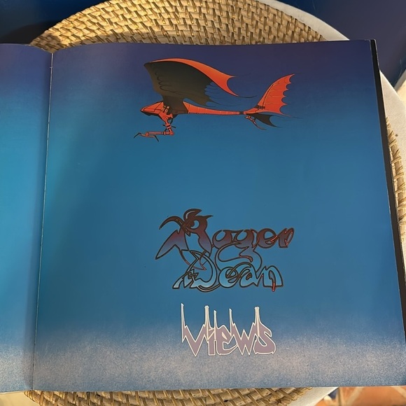 Vintage ROGER DEAN Views PROG ROCK ART DESIGN 1993 Paper Tiger Pomegranate - Picture 3 of 6